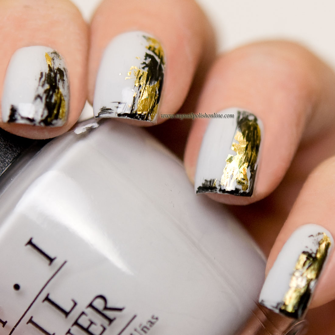 Nail Art - Experimenting with foil - My Nail Polish Online
